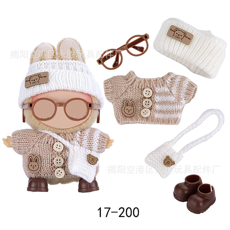(Clothes Only) labubu 17cm Baby Clothes