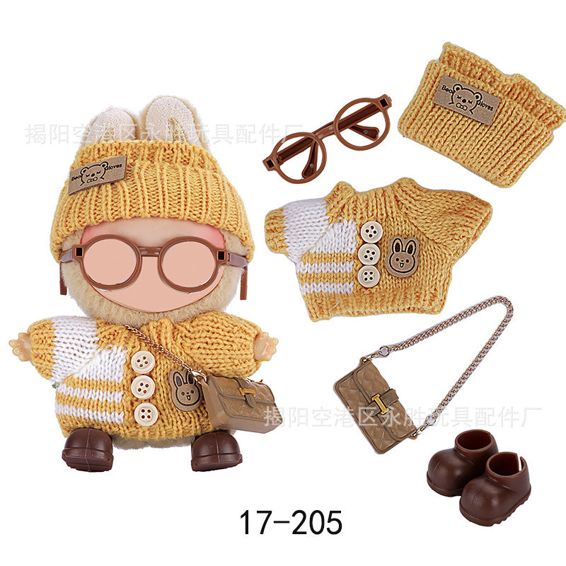 (Clothes Only) labubu 17cm Baby Clothes