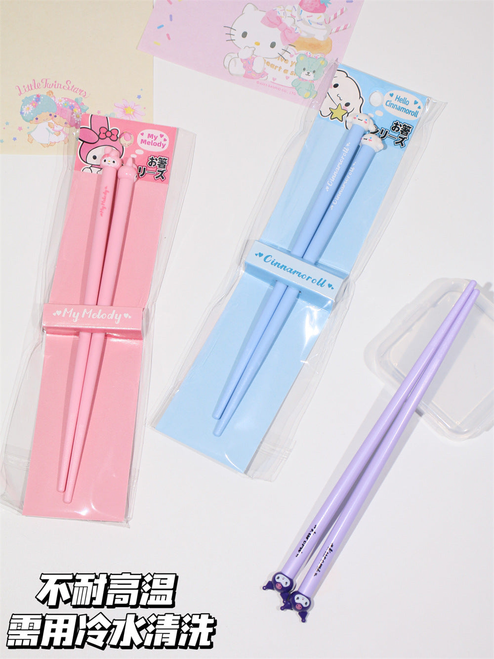 Japanese Style Cute Big Head Print Children's Chopsticks Cartoon Head Practice Chopsticks Home Use Chinese Food Family Parent Training Chopsticks