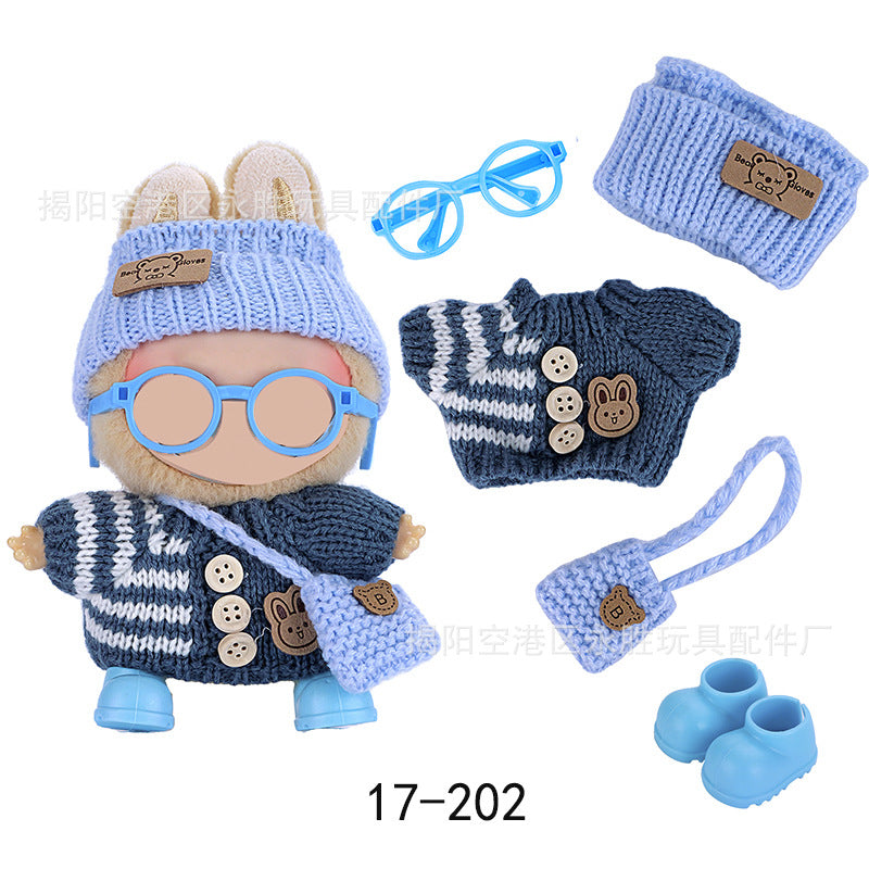 (Clothes Only) labubu 17cm Baby Clothes