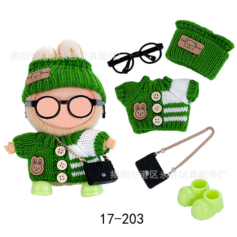 (Clothes Only) labubu 17cm Baby Clothes