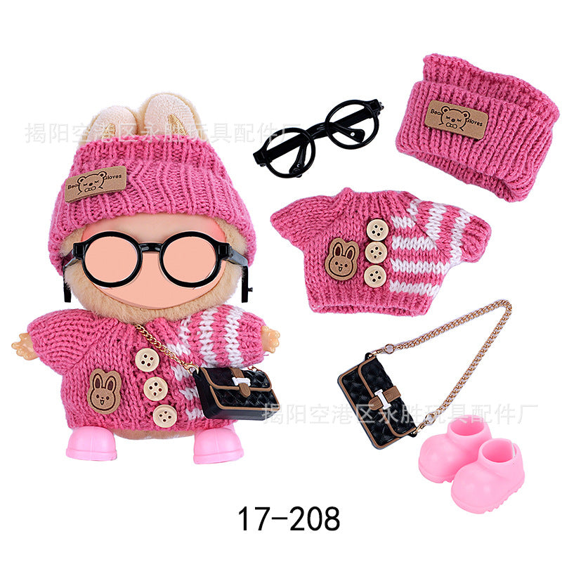(Clothes Only) labubu 17cm Baby Clothes