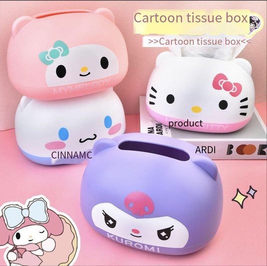 Sanrio creative living room desktop cartoon tissue box
