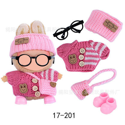 (Clothes Only) labubu 17cm Baby Clothes